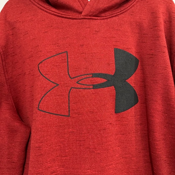 Under Armour | Burgundy Youth XL Hoodie Long Sleeve - Picture 4 of 7